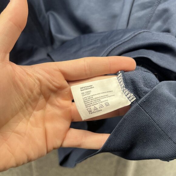 Greg Norman Sweatshirt Mens Large Blue Attack Life Shark Golf Crewneck Pullover - Picture 8 of 12